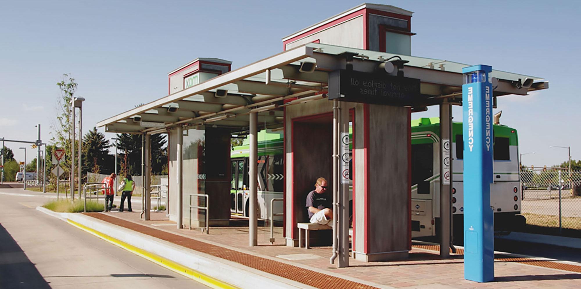 Mason Corridor BRT transit station